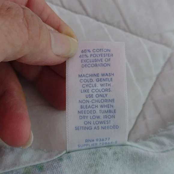 Floral Adonna cutoff pajamas, sz XXL - Picture 7 of 15